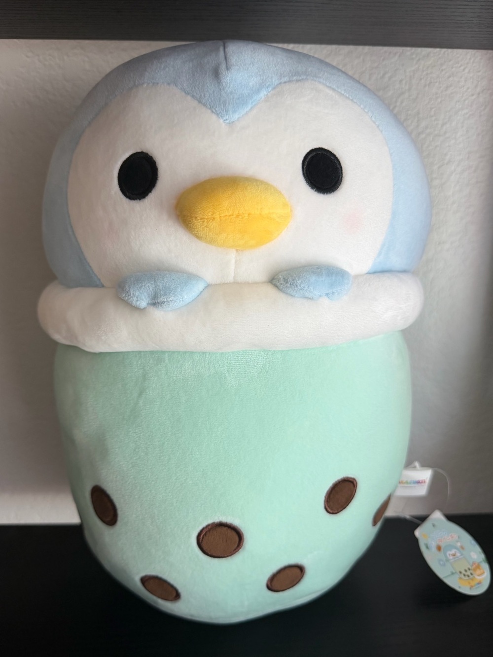 Takashoji Blue Boba Penguin Plush 13” inches
